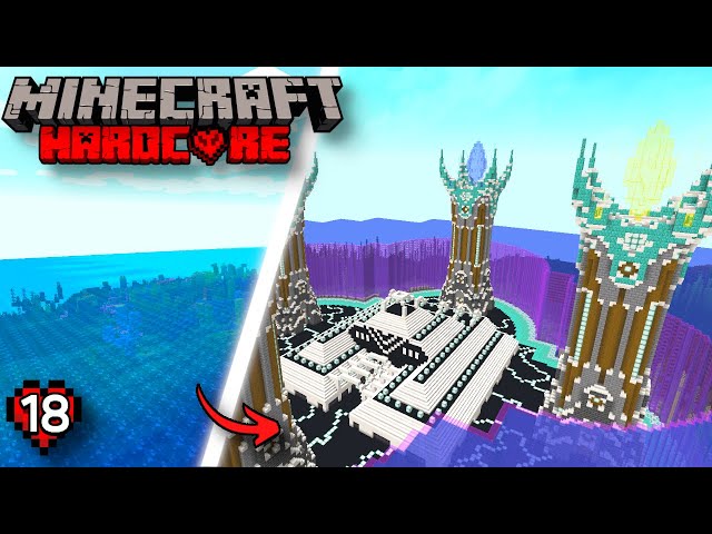 I Transformed an OCEAN MONUMENT in Minecraft Hardcore!