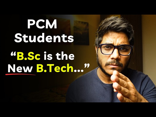 PCM Students: Stop following the crowd. Do this instead. | B.tech vs B.sc