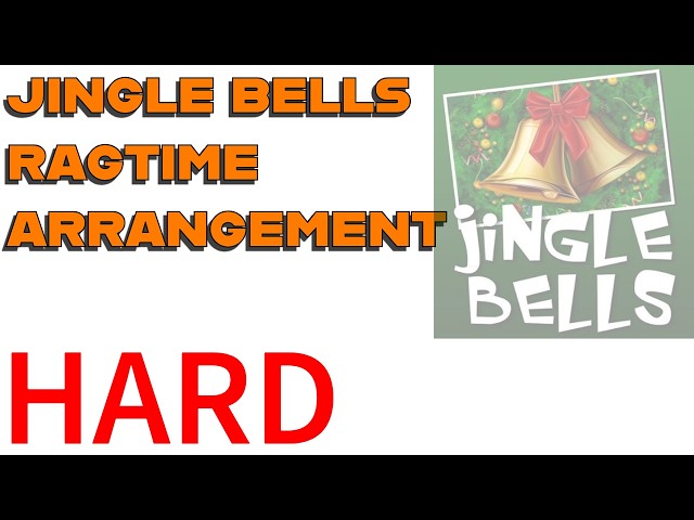 jingle bells ragtime arrangement - (piano tutorial)