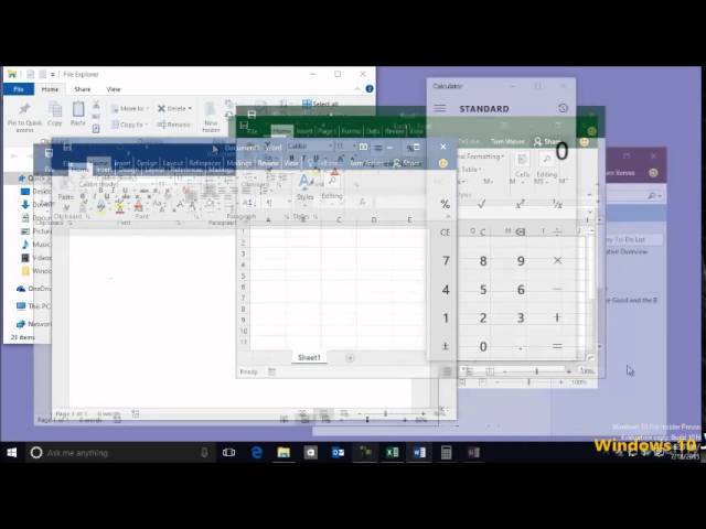 Windows 10 Tutorials Windows Snap