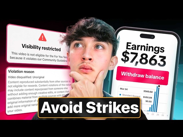 How To Avoid Demonetisation On TikTok (Creator Rewards Program)