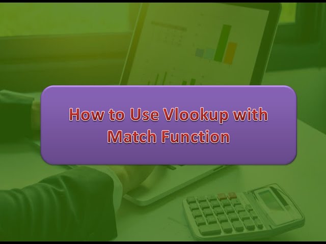 Vlookup with Match Function #excel #learnexcel