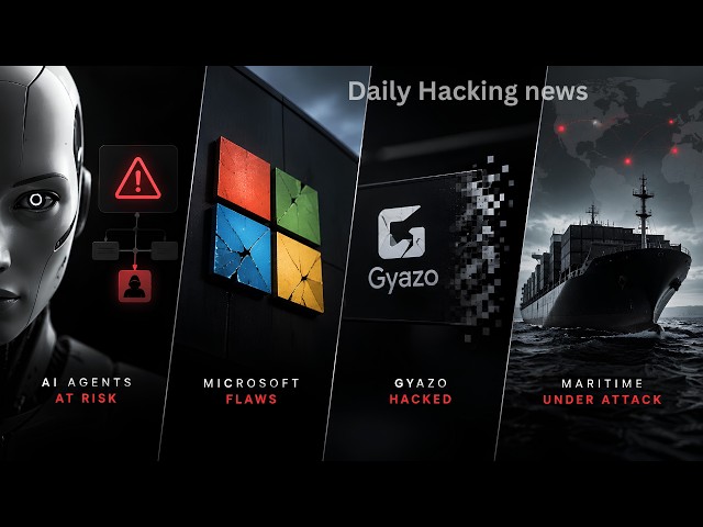 AI Agent Breach, Microsoft Security Flaws, Gyazo Hack & Maritime Cyber Attacks