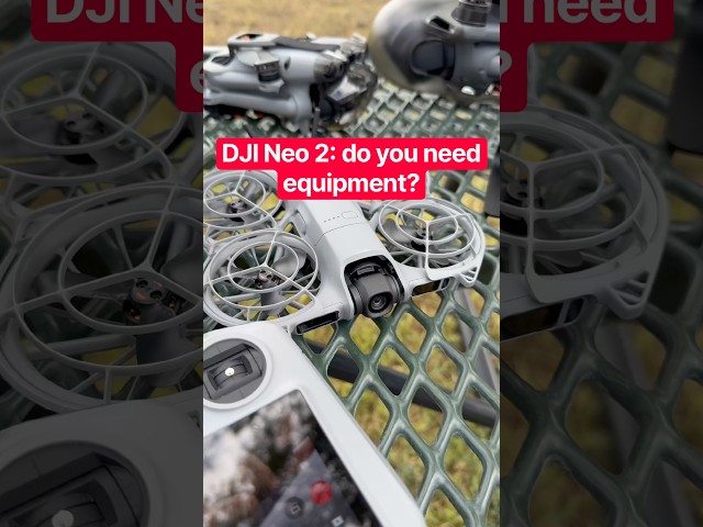 DJI Neo 2: do you need equipment? No man just enough batteries #dji #drones #neo2 #djineo2