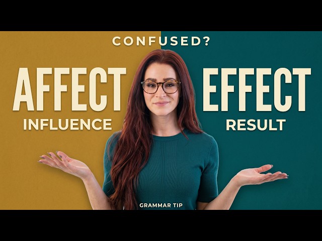 Affect vs. Effect 🤯 How to Never Mix Them Up Again!
