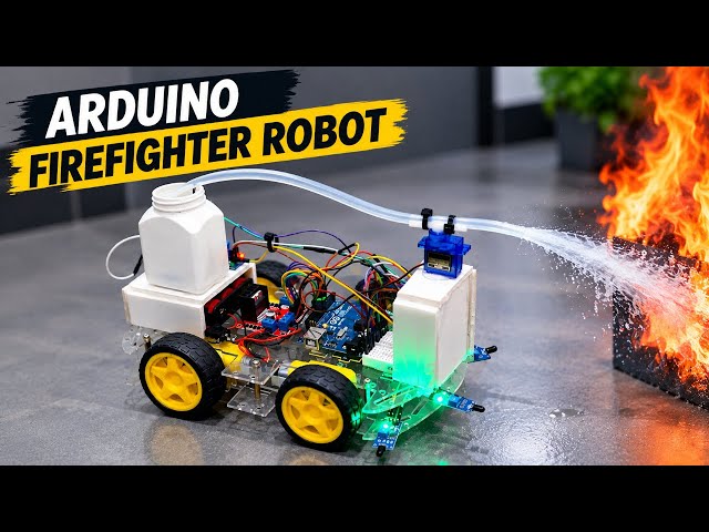 Arduino Fire Fighter Robot || Tutorial || DIY Project