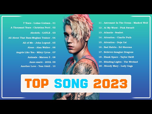 Top Songs 2023 💕 || Alan Walker, Maroon 5, Ed Sheeran, Justin Bieber, Dua Lipa, Adele....