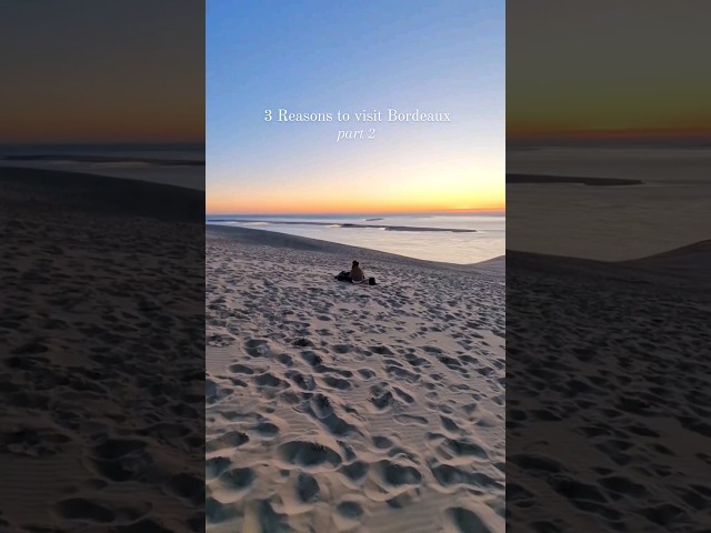 3 reasons to visit Bordeaux Part 2! Dune du pilat, Jardin Public & Mirroir d'Eau! #bordeaux #travel