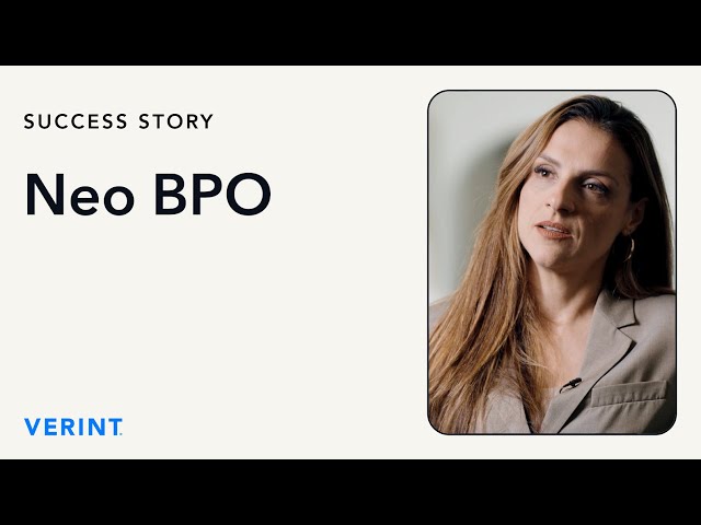 Neo BPO Reduces Absenteeism and Turnover with Verint Interviewing Bot