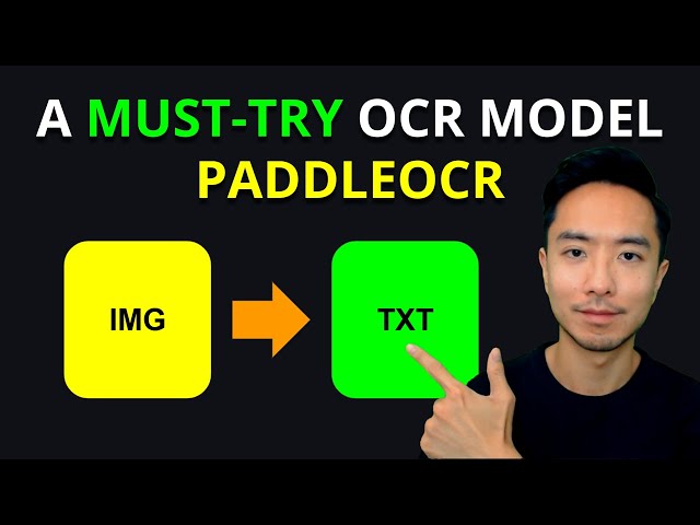 PaddleOCR Python Tutorial: A Must-Try OCR Model for Image to Text!
