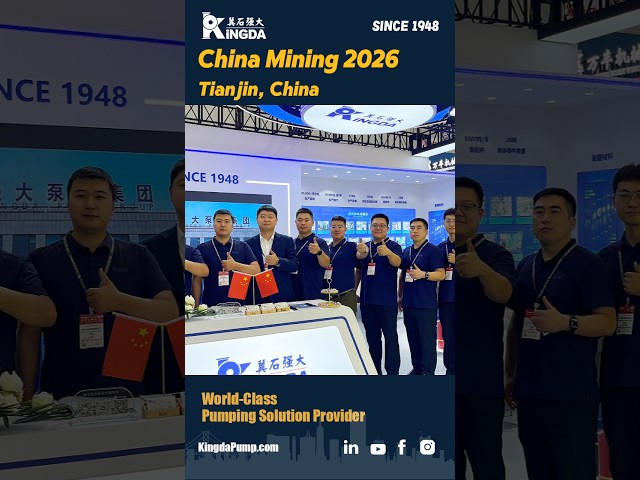 Kingda Pump at China Mining 2026 | Tianjin