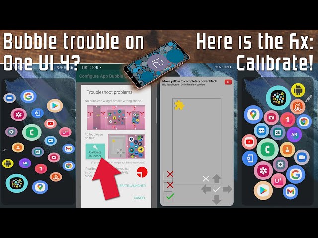 How to fix Bubble Cloud Widgets on Samsung OneUI 4 (Android 12)