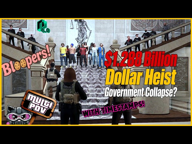 $1.288 Billion Heist leaves Los Santos Accounts Empty | GTA RP NoPixel 4.0