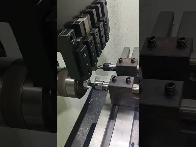 Dual-channel | replace Swiss type machine | cheaper #cnc #machine #swiss