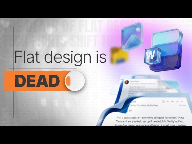 The Death of Flat Design: Why Big Tech is Moving to 3D