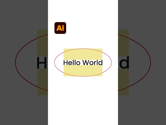 Align Text to Center in Illustrator