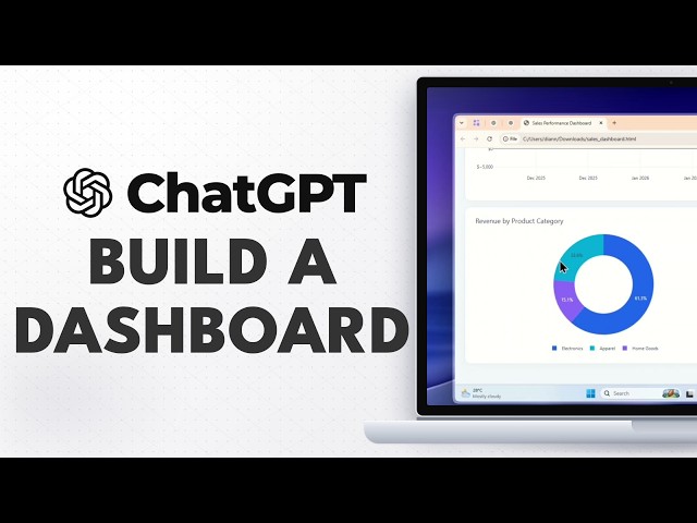 How to Build an Interactive Dashboard With ChatGPT Work Step-by-Step
