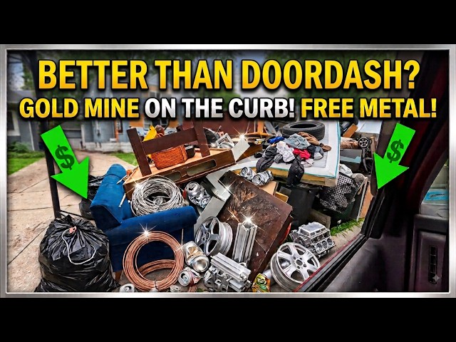 Is trash picking better than DoorDash? Best side hustle!! Garbage picking Dumpster diving Microscrap