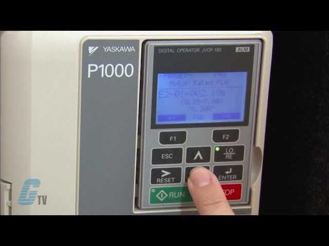 Yaskawa P1000 Series AC Drive Basic Start-Up