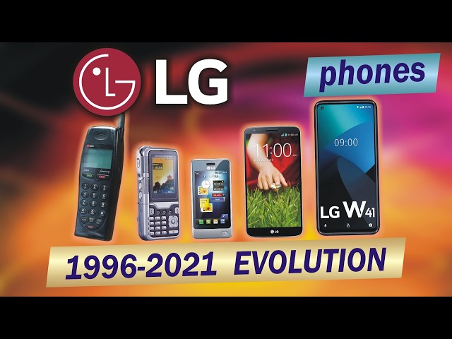 LG phones evolution 1996-2021 | 1100 models | 150 commercials
