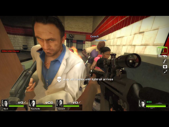 Left 4 Dead 2 Campaign Gameplay 752 - The Dayafter: 5. The Cliff