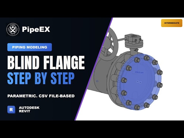 How to Create a Blind Flange Family in Autodesk Revit | Step-by-Step Tutorial