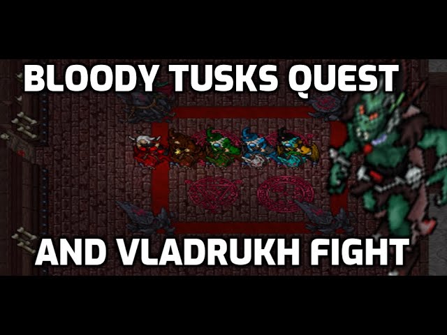 Bloody Tusks Quest and boss fight with Vladrukh