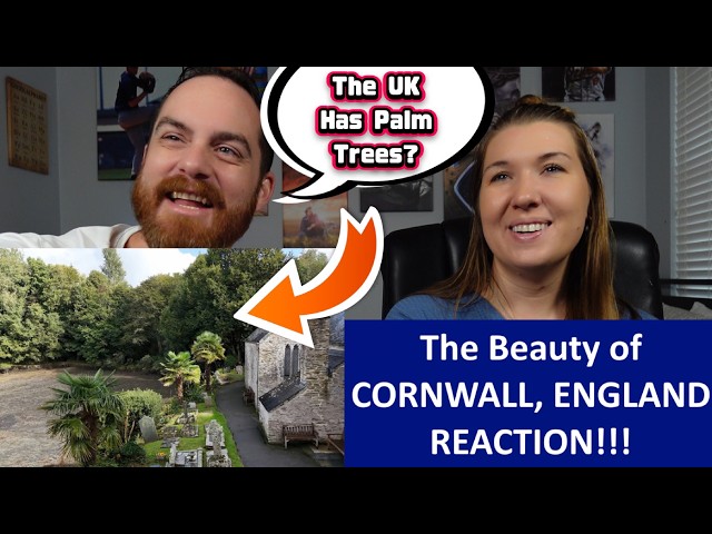 Americans React The BEAUTY of CORNWALL ENGLAND - 4K Drone Footage REACTION