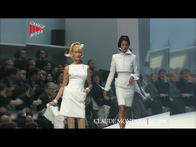 CLAUDE MONTANA Spring Summer 1996 Paris 4K - Canale Moda