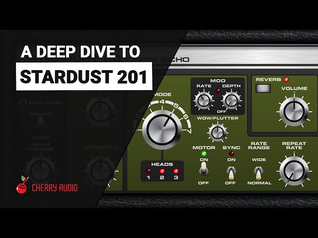 A deep dive to Cherry audio STARDUST 201 walkthrough tutorial