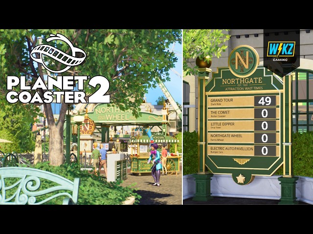 Adding the Final Touches to Northgate | Planet Coaster 2