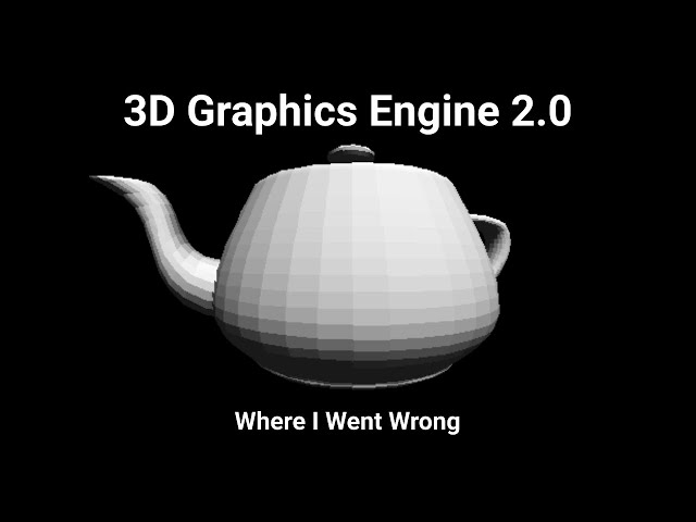 3D Graphics Engine in Python 2.0 - Where I Went Wrong