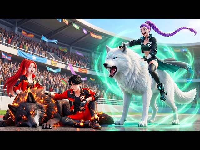 Emerald Family VS Ruby Family: RUMI Gets The Magic Wolf Racing Championship - KPOP Demon Hunters
