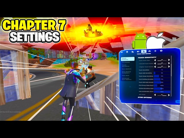 NEW BEST Fortnite Mobile SETTINGS For CHAPTER 7 (IOS/Android)