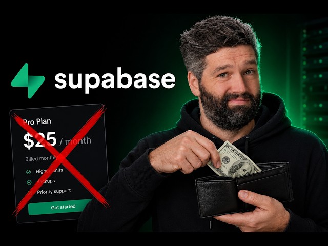Don't pay for Supabase