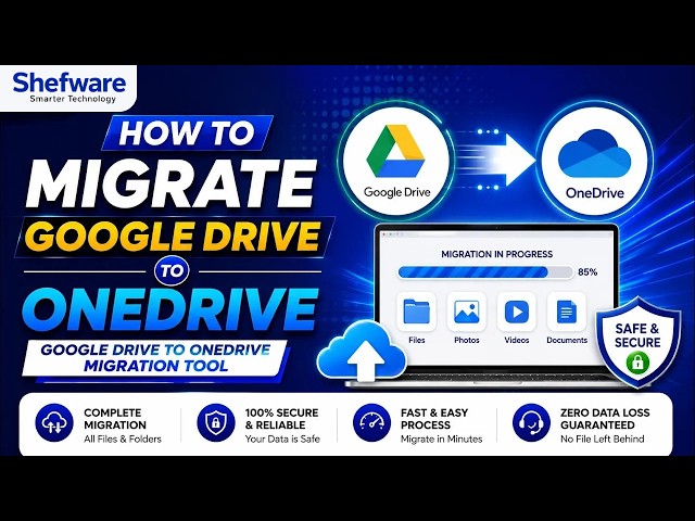 How to Migrate Google Drive to OneDrive | Google Drive to OneDrive Migration Tool