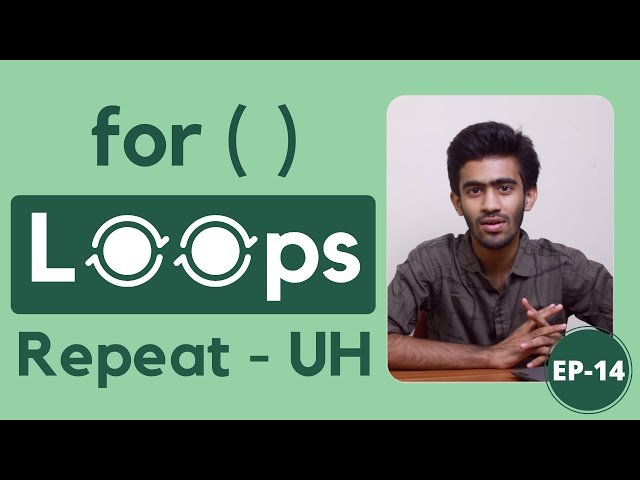 For Loop Iterative Statements  | C Programming for Beginners  Ep - 14 | Tamil | code io