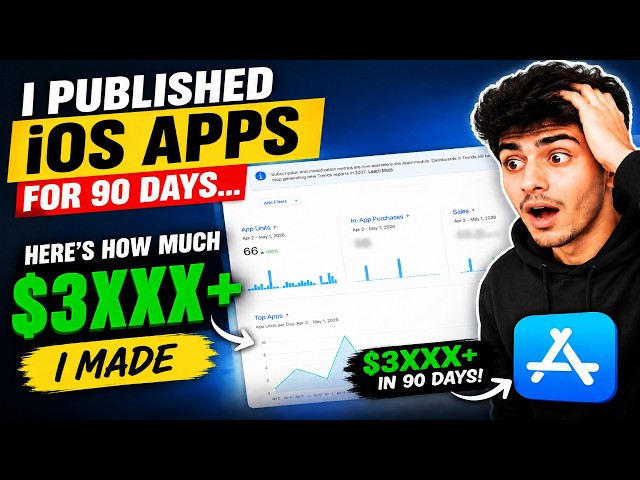 I Published iOS Apps for 90 Days… Here’s How Much I Made
