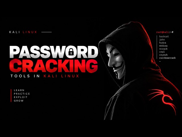 Password Cracking Tools in Kali Linux | Ethical hacking full tutorial