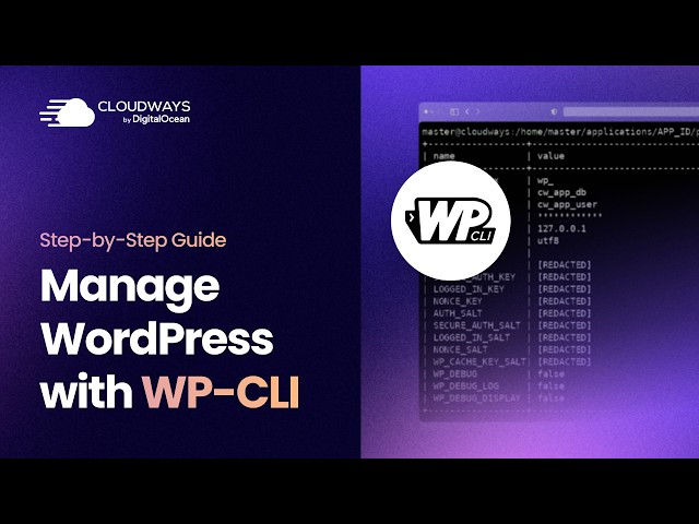 Manage Your WordPress Website Using WP-CLI on Cloudways