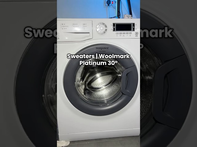 #laundry #washingmachine #hotpoint #wool
