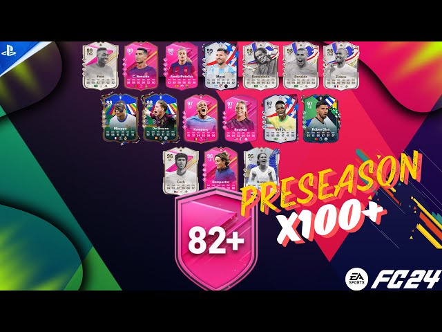 I Crafted and Opened 100 82+ Players Picks For Pre Release PROMO! #fc24 #packopening #ultimateteam