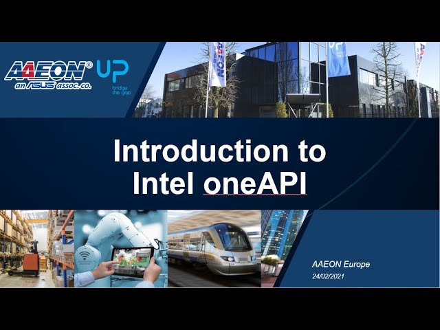Introduction to Intel oneAPI Webinar