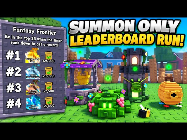 Can a Spawner-Only Team Reach the Endless Leaderboard?