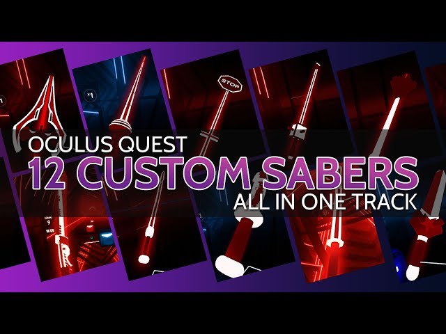 Oculus Quest // 12 Custom Swords for Beat Saber #1 (SideQuest/Beat On)