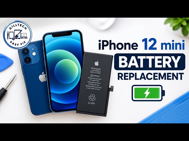 iPhone 12 mini Battery Replacement 🔋 | Complete Step-by-Step Repair Guide