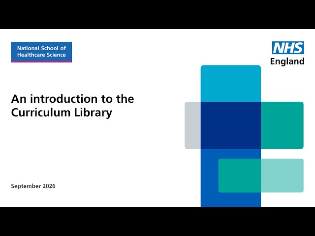 An introduction to the Curriculum Library