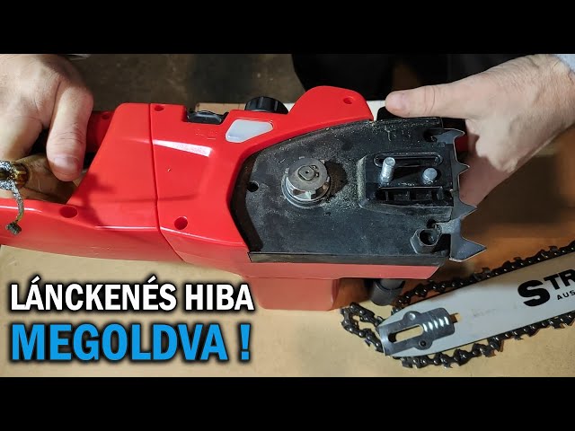 Láncolajzás megindítása elektromos láncfűrészen 👍