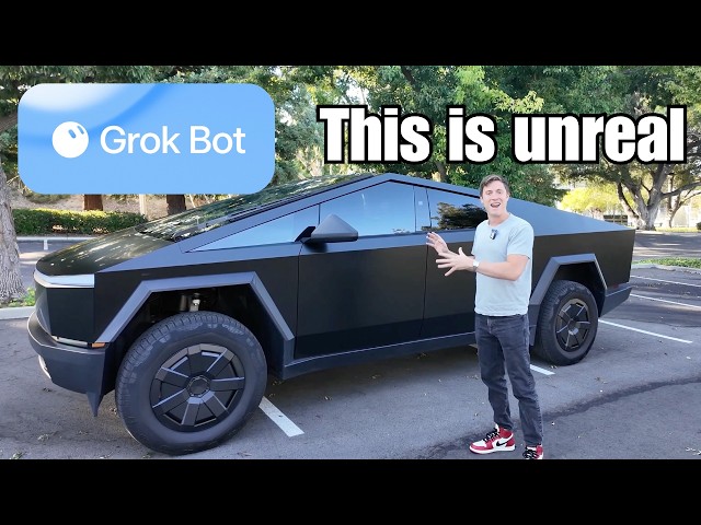 Grok Bot just launched in Tesla. I'm blown away