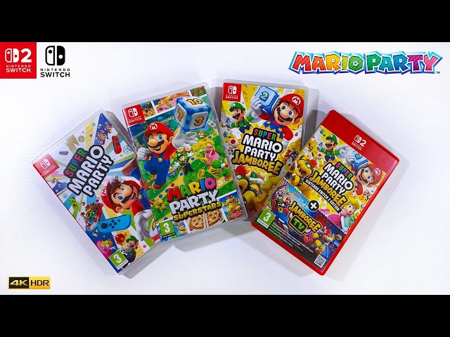 My Mario Party Games Collection (Nintendo Switch 1 & 2 Cartridges)